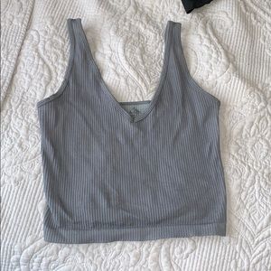 Ribbed Crop Tank